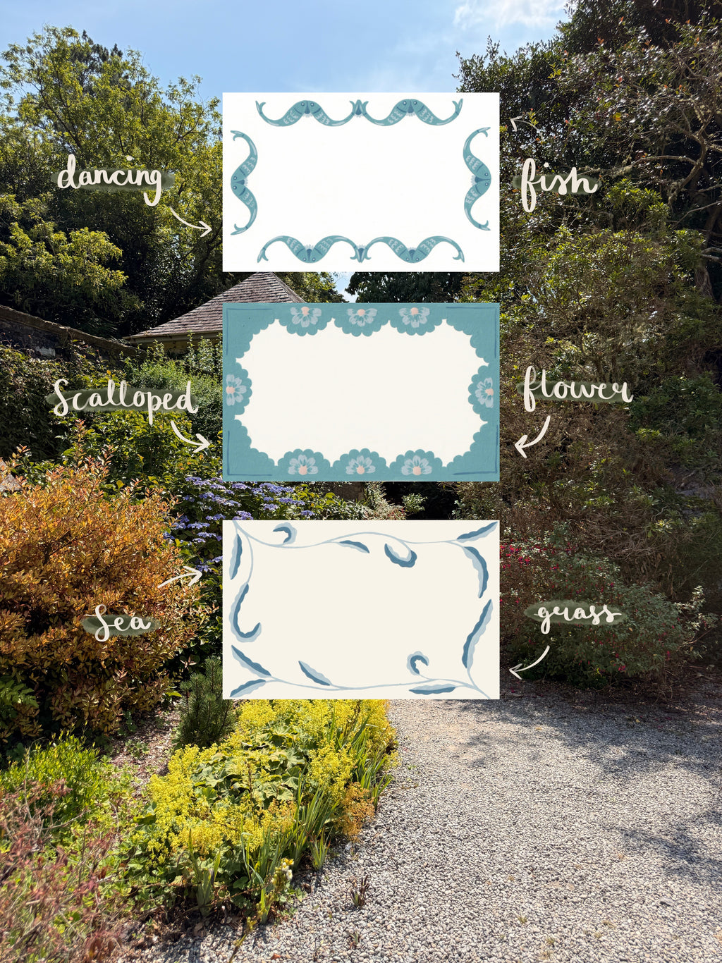 Swaying Seaweed Placecards