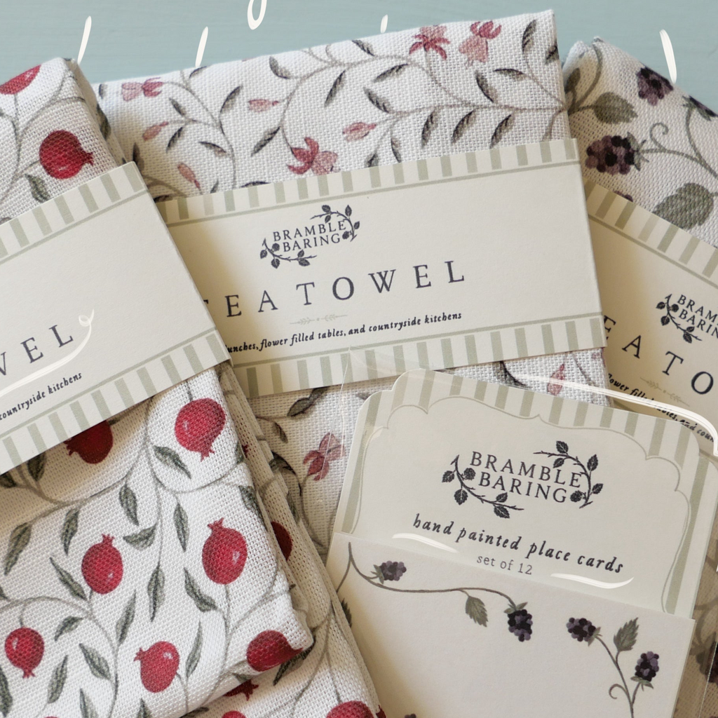 Fuchsia Tea Towel