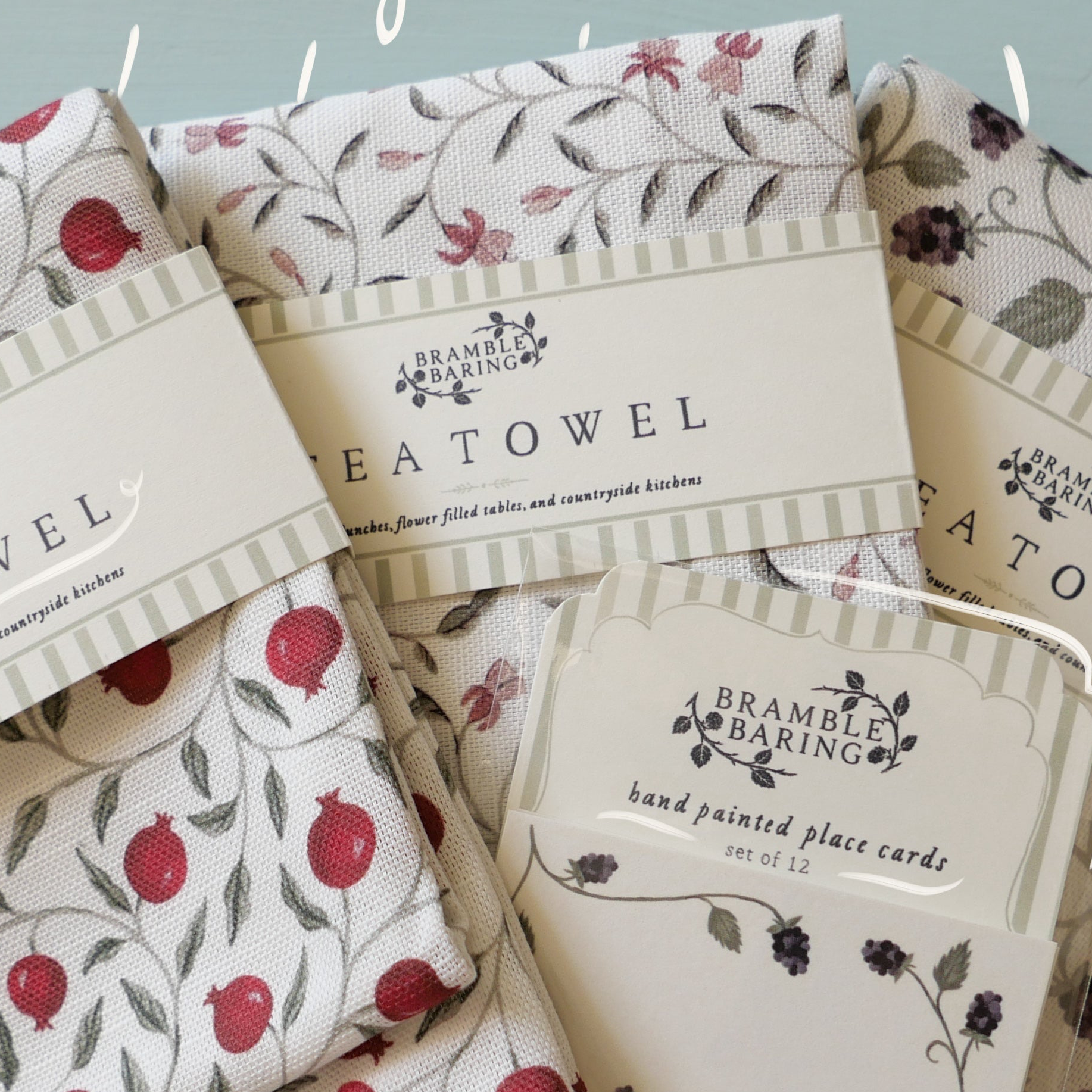 Fuchsia Tea Towel