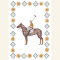 Golden Boy Polo Print