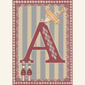 Vintage Toys Alphabet Print
