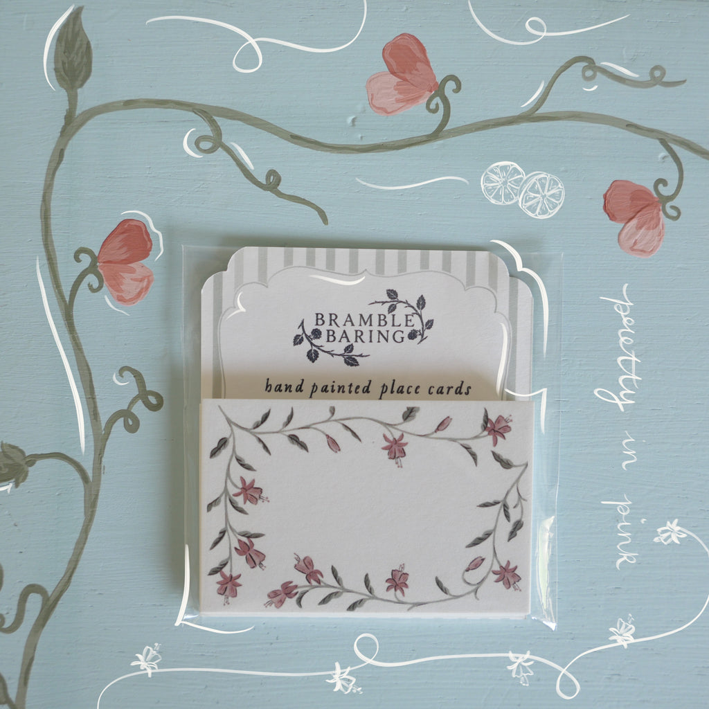 Fuchsia Place Cards