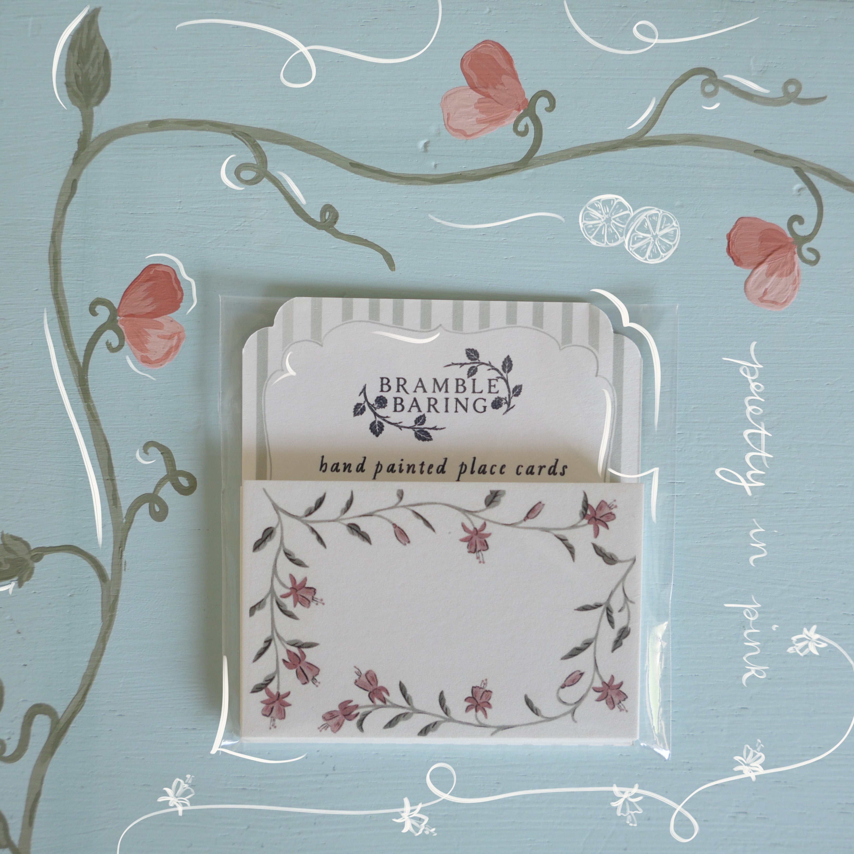 Fuchsia Place Cards