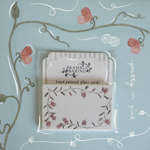 Fuchsia Place Cards