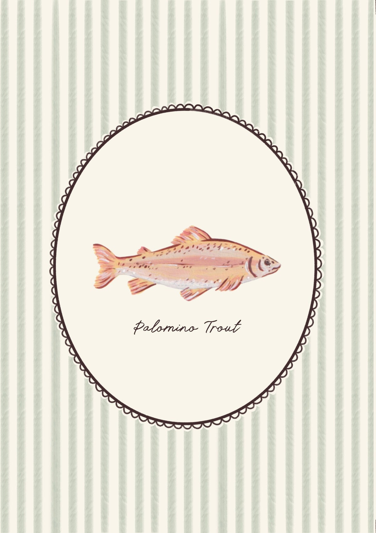 Palomino Trout Print