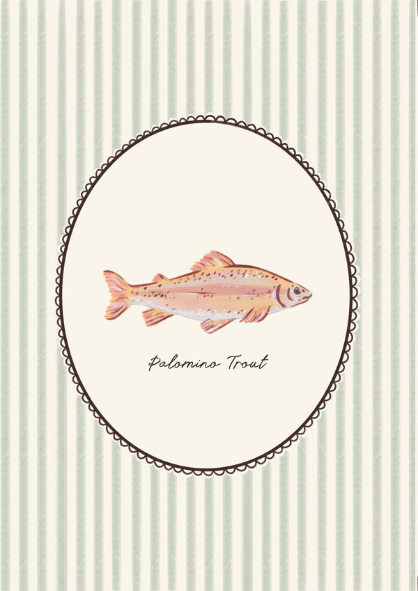 Palomino Trout Print
