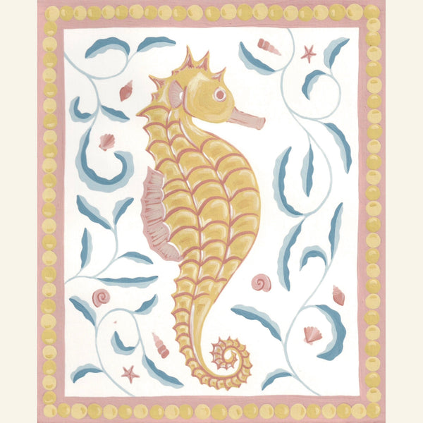 Seahorse print