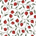 Pomegranate apron