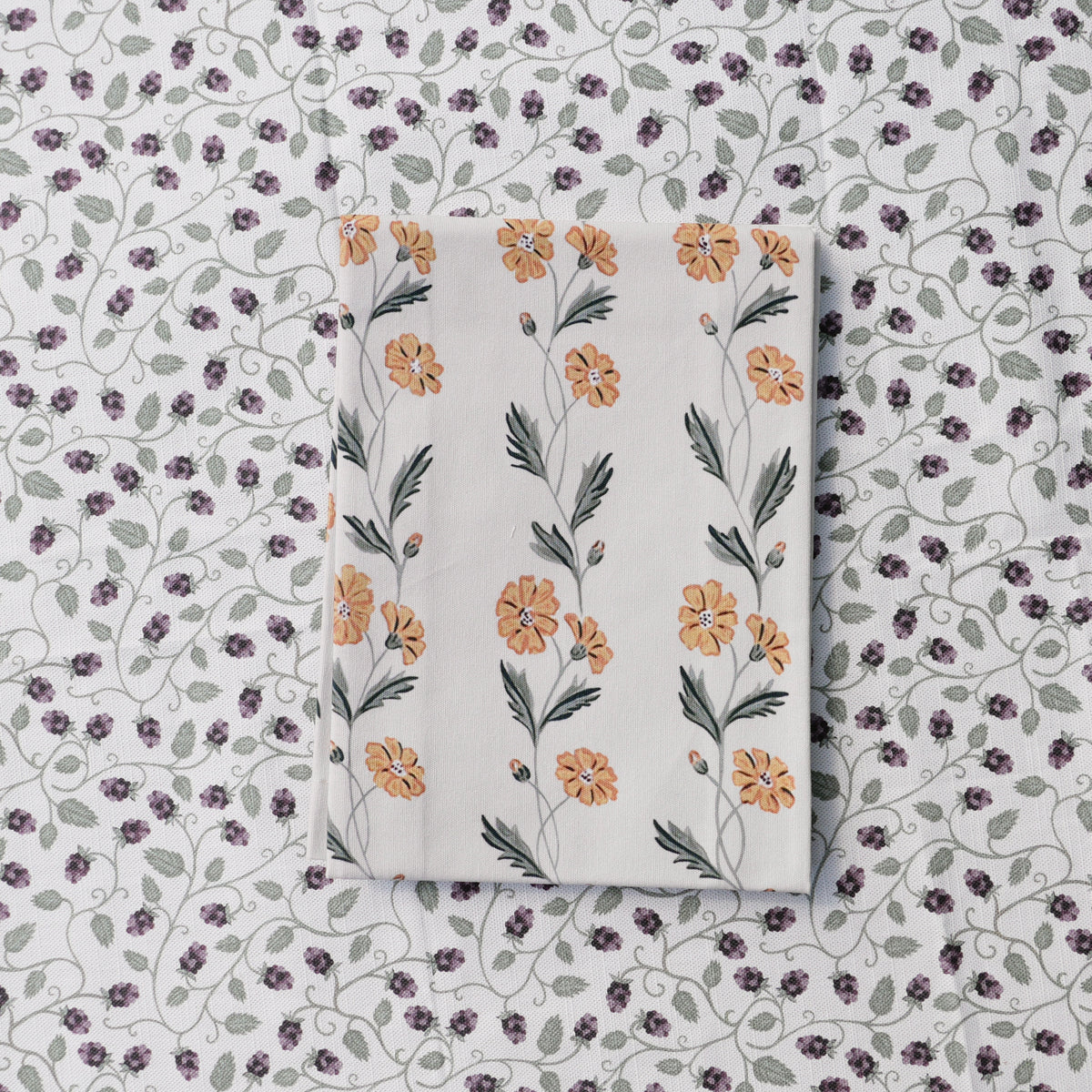 Trailing Flowers Tea Towel
